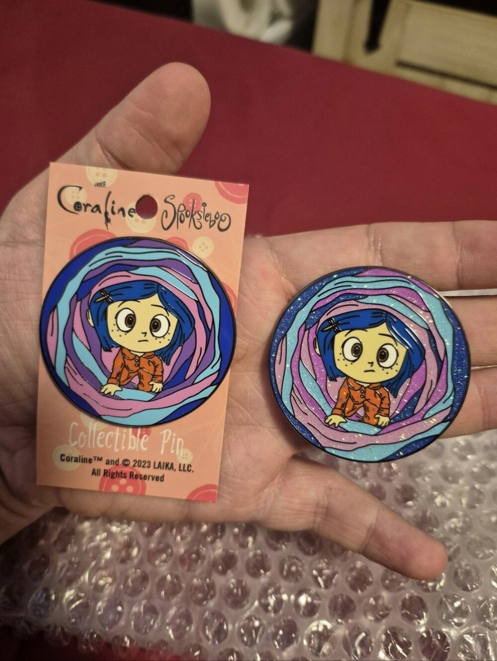 Coraline fantasy pin